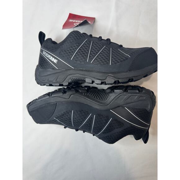 Wolverine Men's Black Size 7 Wide Width Steel Toe Work Shoe - Picture 3 of 12